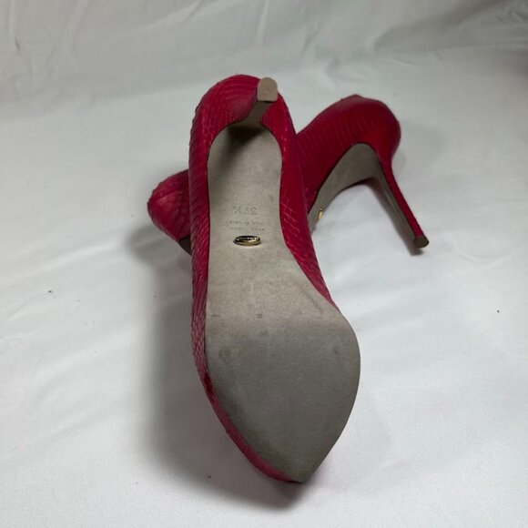 Sergio Rossi Platform Python Shoes - Size 37 1/2 - New without box - Picture 6 of 7